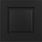Ekena Millwork 12"W x 12"H True Fit PVC Raised Panel Shutters Sample, Black SAMPLE-TFPRPBL - alternate 1